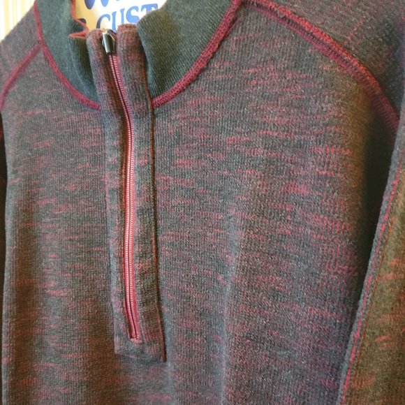 Tommy Bahama Flipshore Reversible 1/4 Zip Sweater - Picture 6 of 12